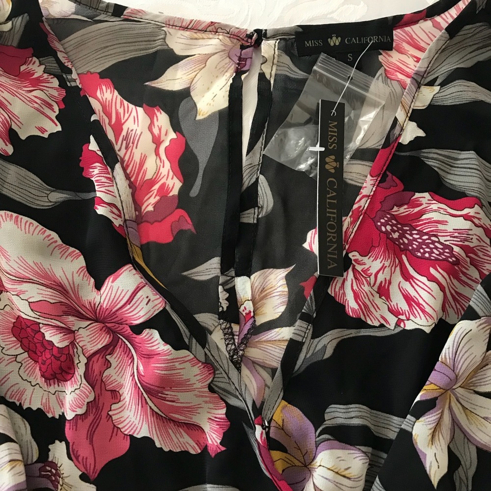Floral Long Sleeve Maxi Dress - Picture 4 of 8